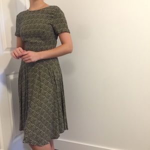 H&M black & white polka dot dress